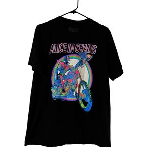 Alice in Chains Black Graphic Tee